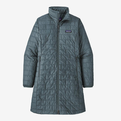 Women's Nano Puff Parka-Women's - Clothing - Jackets & Vests-Patagonia-Plume Grey-S-Appalachian Outfitters