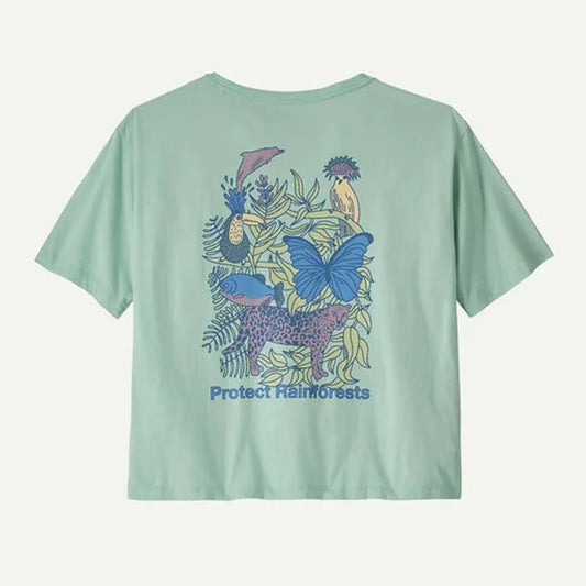 Patagonia Women's Protect Rainforests Easy Cut T-Shirt-Women's - Clothing - Tops-Patagonia-Thin Ice-S-Appalachian Outfitters