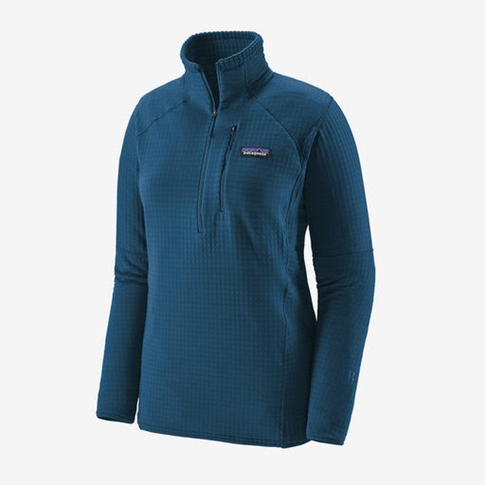Patagonia Women's R1 Fleece Pullover-Women's - Clothing - Tops-Patagonia-Lagom Blue-S-Appalachian Outfitters