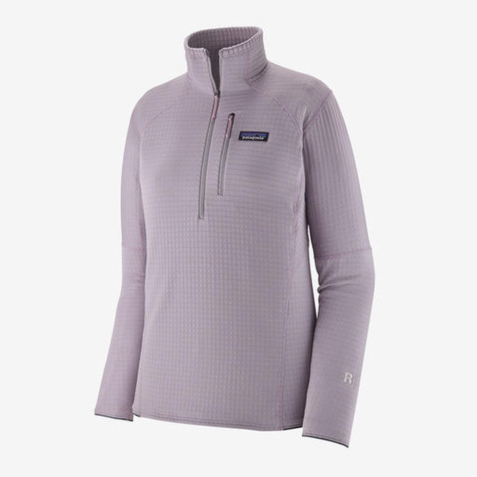 Patagonia Women's R1 Fleece Pullover-Women's - Clothing - Tops-Patagonia-Herring Grey-S-Appalachian Outfitters