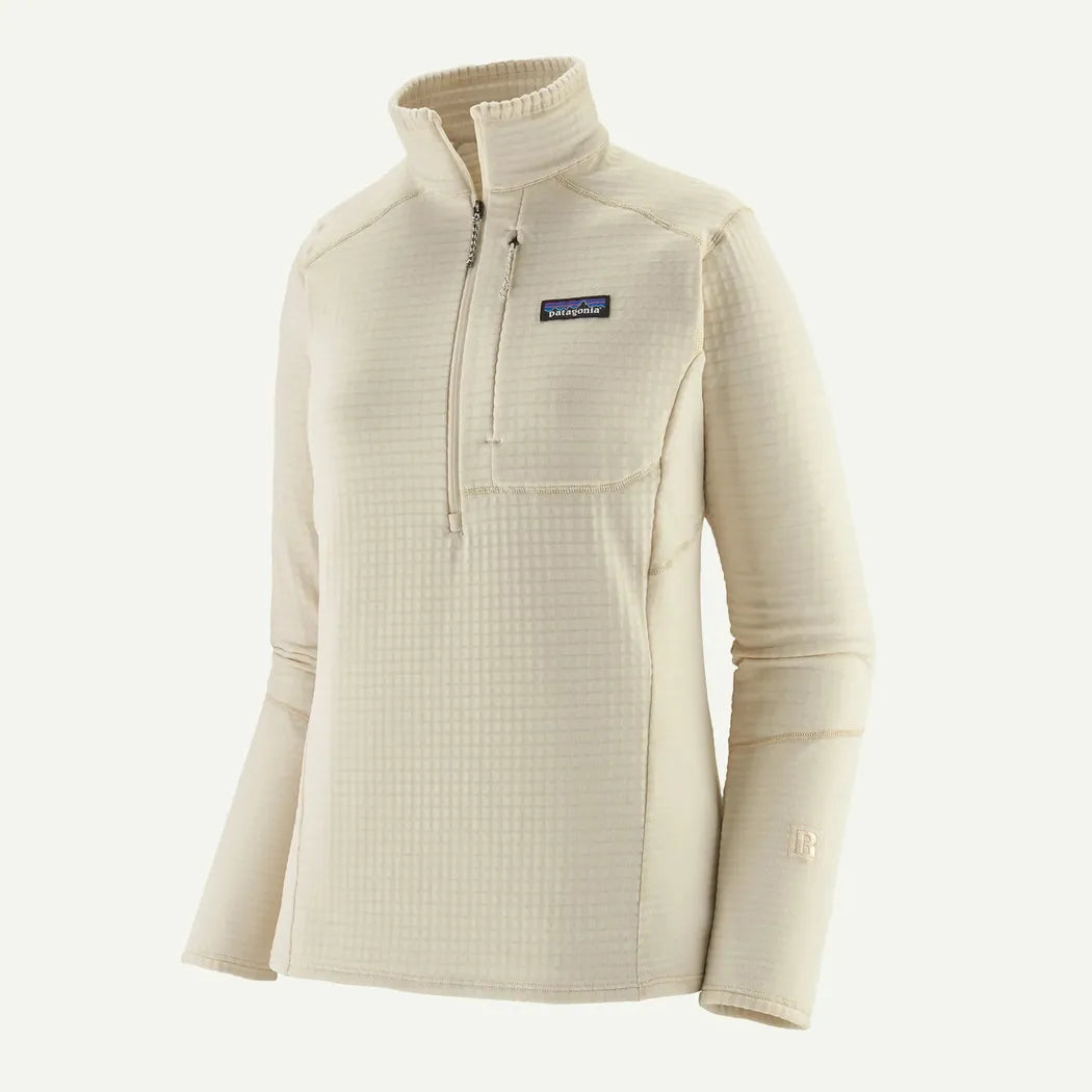 Patagonia Women's R1 P/O-Women's - Clothing - Tops-Patagonia-Wool White-S-Appalachian Outfitters
