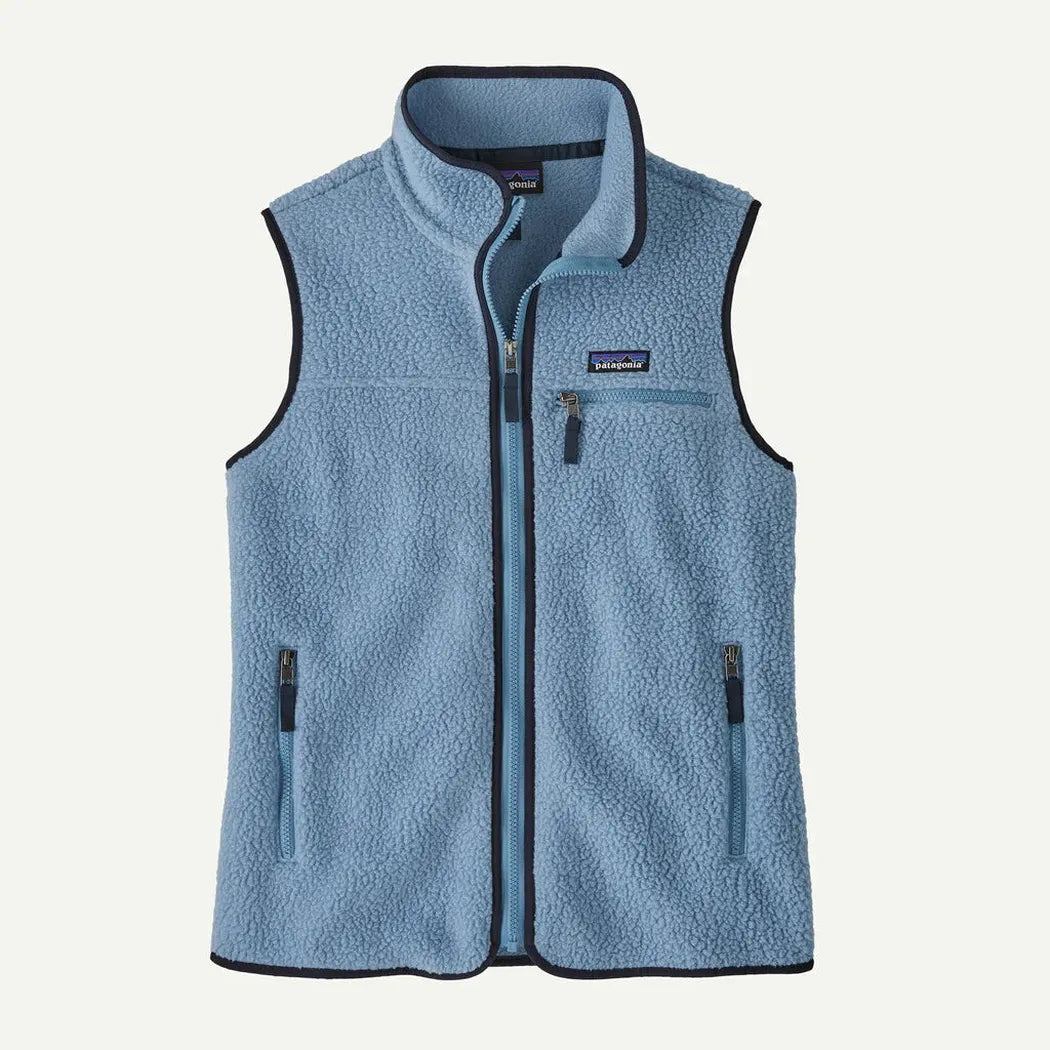 Patagonia Women's Retro Pile Vest-Women's - Clothing - Jackets & Vests-Patagonia-Barnacle Blue-S-Appalachian Outfitters