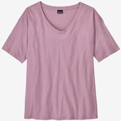 Patagonia Women's Short Sleeve Mainstay Top-Women's - Clothing - Tops-Patagonia-Milkweed Mauve-S-Appalachian Outfitters