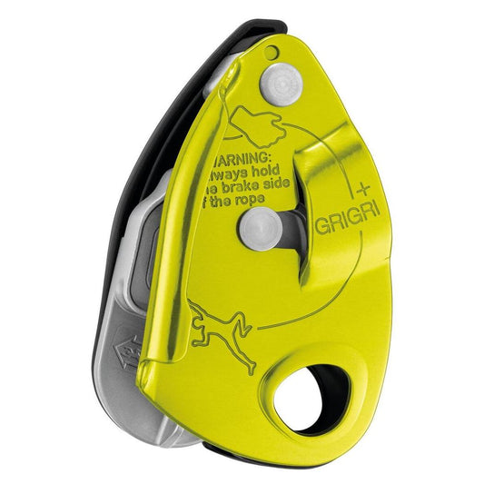 Petzl Grigri +-Climbing - Hardware - Belay and Rappel-Petzl-Yellow-Appalachian Outfitters