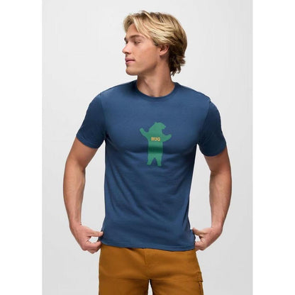 Prana Men's Bear Squeeze Journeyman SS Tee-Men's - Clothing - Tops-Prana-Bluff Blue-M-Appalachian Outfitters