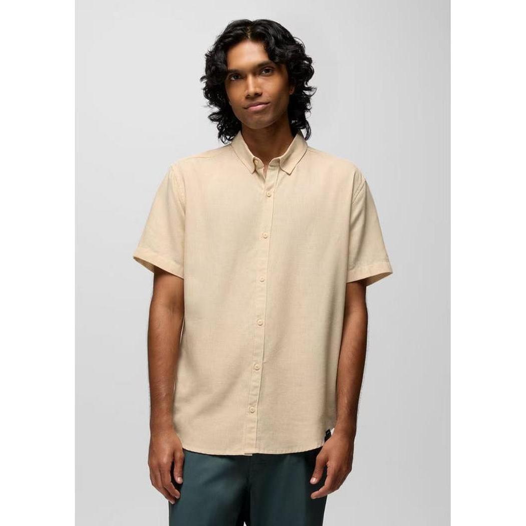 Prana Men's Lindores Shirt-Men's - Clothing - Tops-Prana-Wheat-M-Appalachian Outfitters