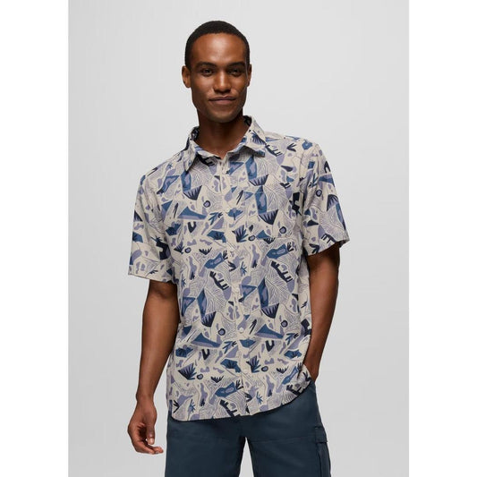 Prana Sample - Men's Hybridizer Short Sleeve Shirt-Men's - Clothing - Tops-Prana-Appalachian Outfitters