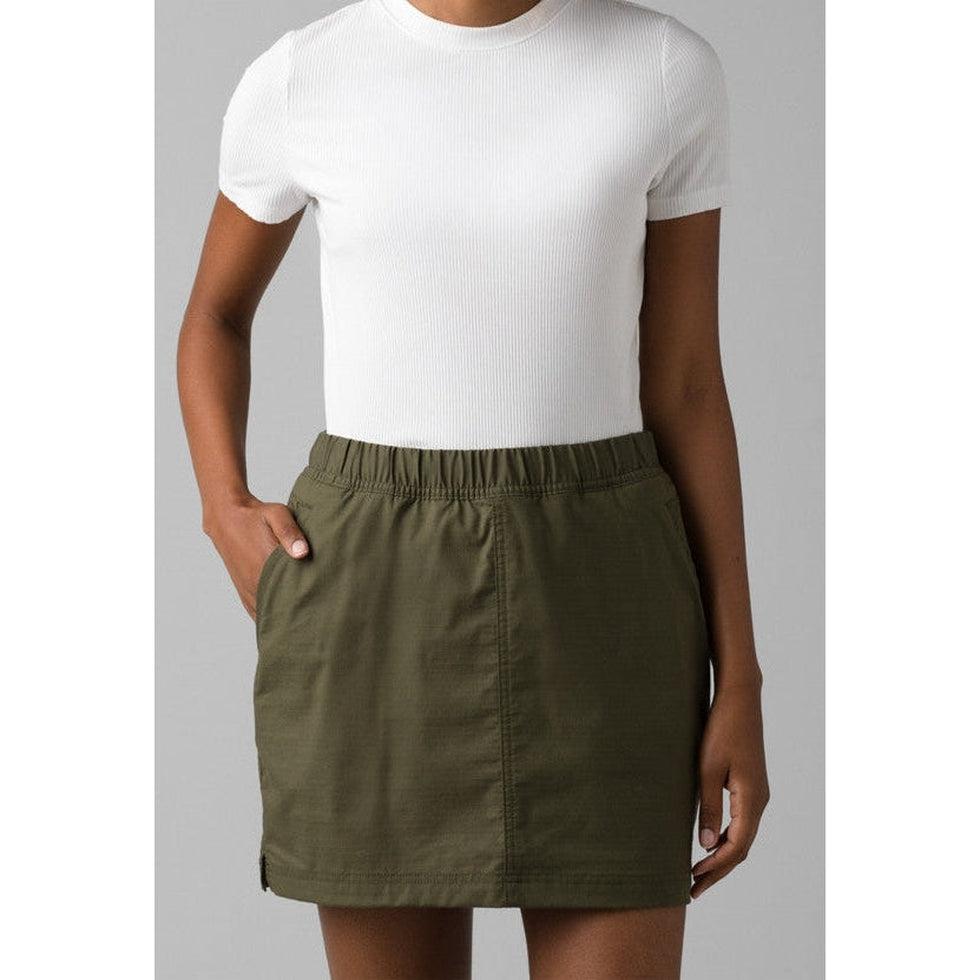 Women's Double Peak Skort-Women's - Clothing - Skirts/Skorts-Prana-Cargo Green-2-Appalachian Outfitters