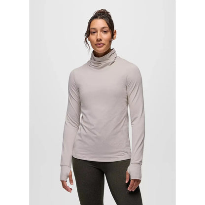 Prana Women's Ice Flow Long Sleeve-Women's - Clothing - Tops-Prana-Almond Heather-S-Appalachian Outfitters