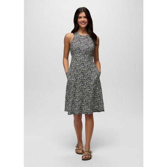 Prana Women's Jewel Lake Summer Dress-Women's - Clothing - Dresses-Prana-Black Blossom-S-Appalachian Outfitters