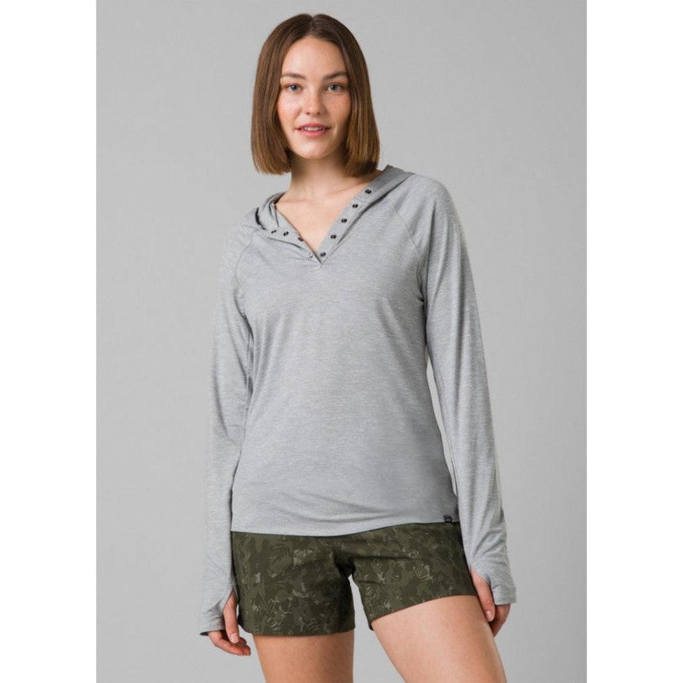 Women's Sol Searcher Hoodie-Women's - Clothing - Tops-Prana-Heather Grey-S-Appalachian Outfitters