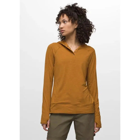 Prana Women's Sol Searcher Hoodie-Women's - Clothing - Tops-Prana-Spiced-S-Appalachian Outfitters