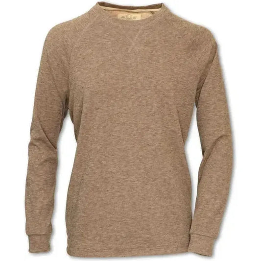 Purnell Men's Heathered Crew Neck Pullover-Men's - Clothing - Tops-Purnell-Brown-M-Appalachian Outfitters