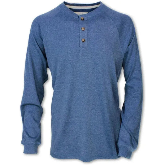 Purnell Men's Jersey Knit Henley-Men's - Clothing - Tops-Purnell-Navy-M-Appalachian Outfitters