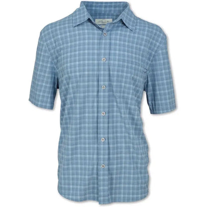 Purnell Men's Short Sleeve 4-Way Stretch Quick Dry Shirt-Men's - Clothing - Tops-Purnell-Blue-M-Appalachian Outfitters