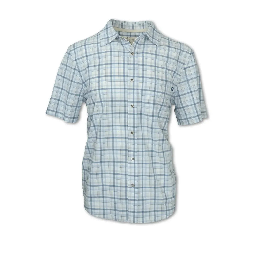 Purnell Men's Short Sleeve 4-Way Stretch Quick Dry Shirt-Men's - Clothing - Tops-Purnell-Blue-M-Appalachian Outfitters