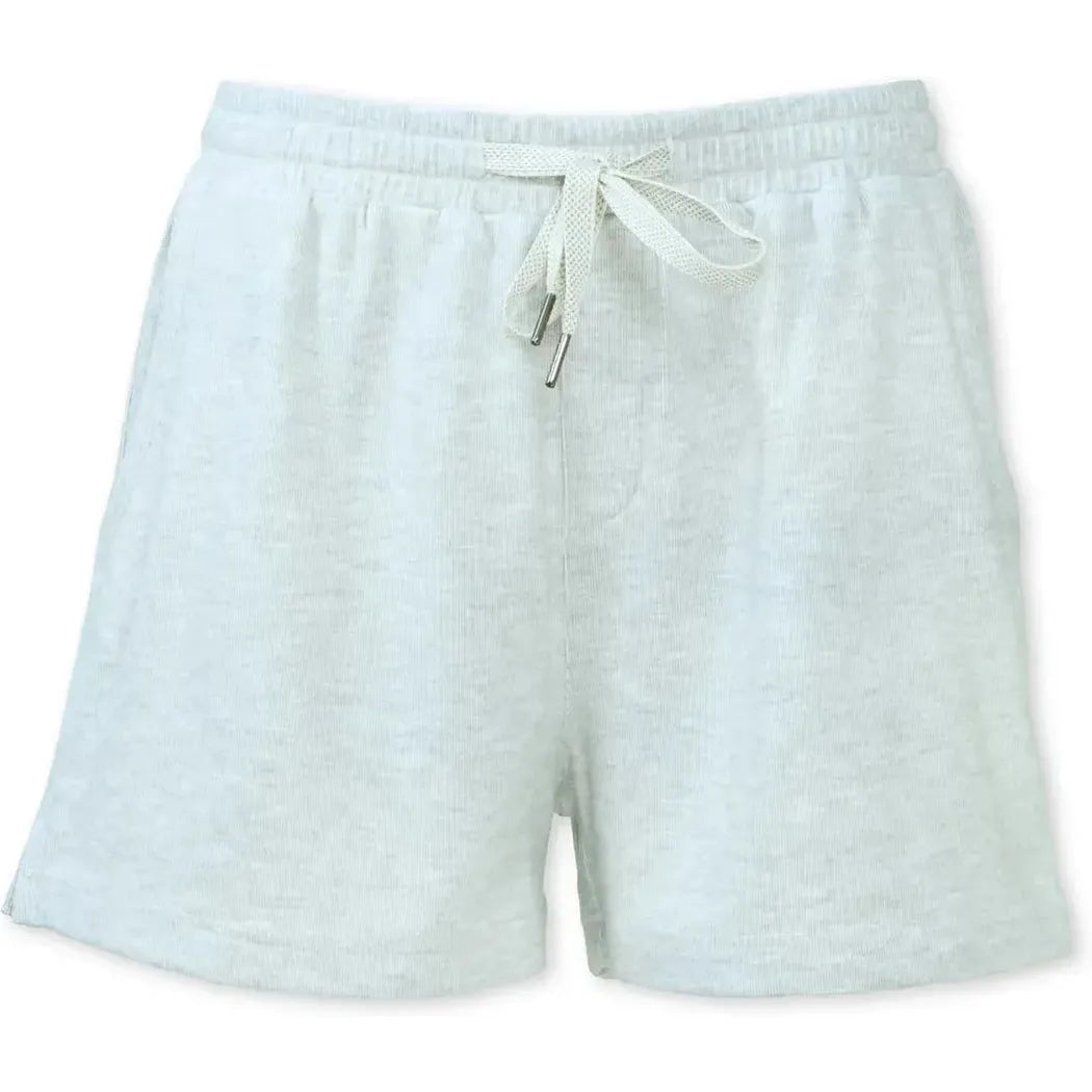 Purnell Women's Fleece Knit Carly Short-Women's - Clothing - Bottoms-Purnell-Light Grey-S-Appalachian Outfitters