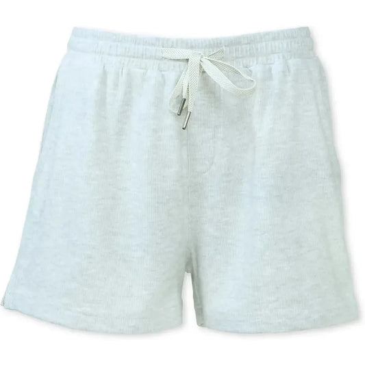 Purnell Women's Fleece Knit Carly Short-Women's - Clothing - Bottoms-Purnell-Light Grey-S-Appalachian Outfitters