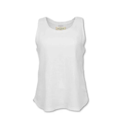 Purnell Women's Gauze Tank-Women's - Clothing - Tops-Purnell-White-S-Appalachian Outfitters