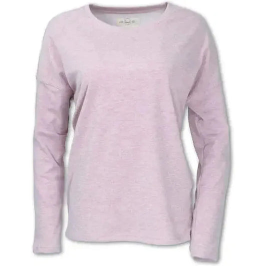 Purnell Women's Side Button Crew Sweatshirt-Women's - Clothing - Tops-Purnell-Pink-S-Appalachian Outfitters