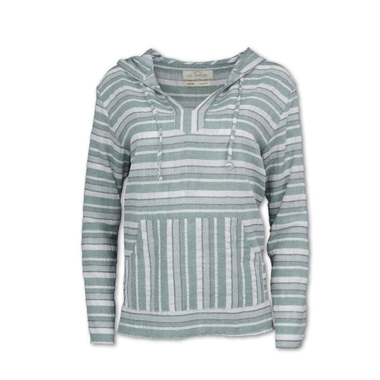 Women's Striped Pullover-Women's - Clothing - Tops-Purnell-Sage-S-Appalachian Outfitters