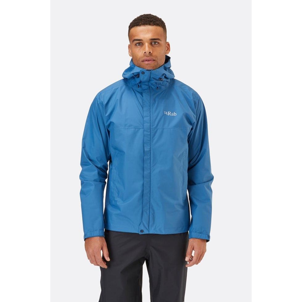 Downpour Eco Jacket-Men's - Clothing - Jackets & Vests-Rab-Denim-M-Appalachian Outfitters