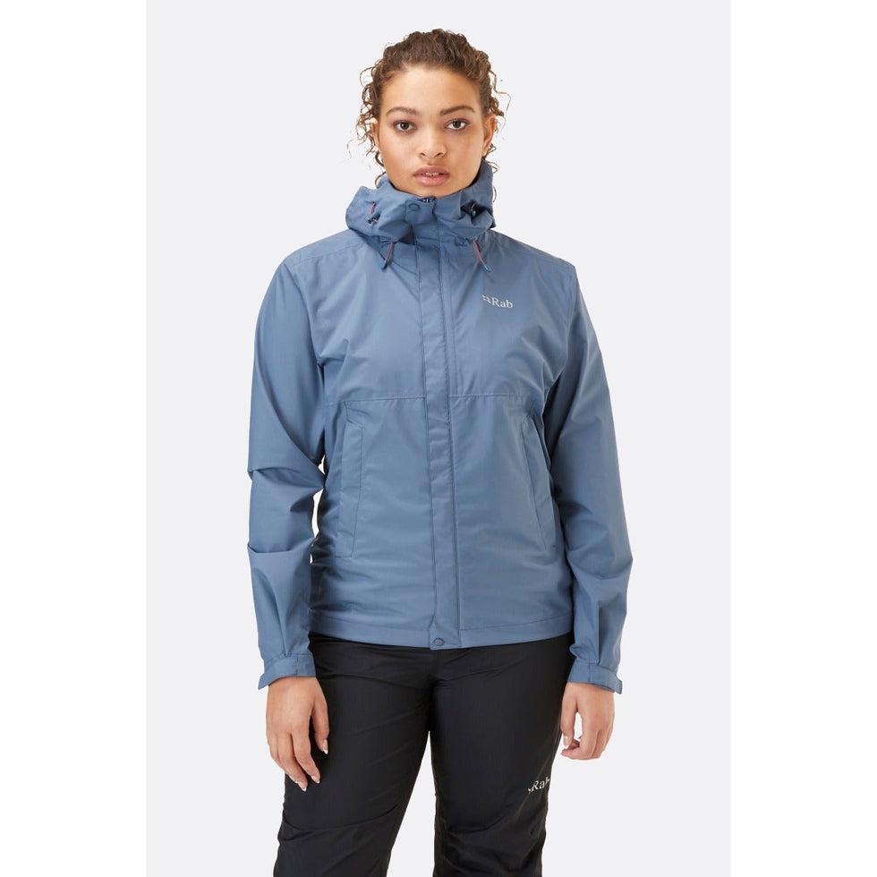 Downpour Eco Jacket Wmns-Women's - Clothing - Tops-Rab-Bearing Sea-10-Appalachian Outfitters