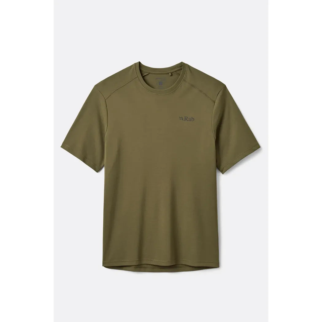 Rab Men's Force Tee-Men's - Clothing - Tops-Rab-Olive-M-Appalachian Outfitters