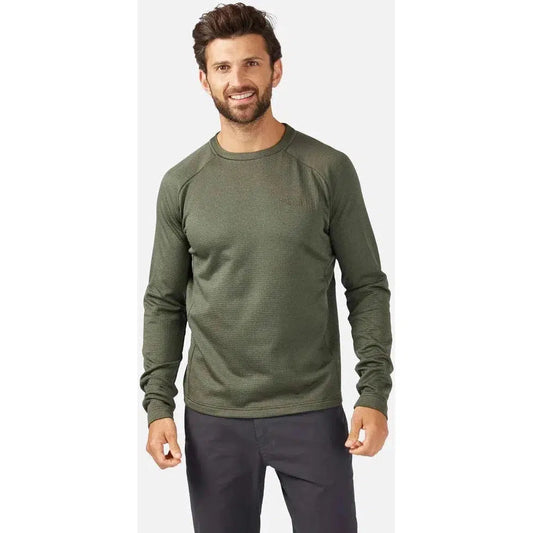 Rab Men's Graviton Crew-Men's - Clothing - Tops-Rab-Army-M-Appalachian Outfitters