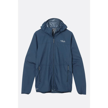 Rab Men's Windgather Hoody-Men's - Clothing - Jackets & Vests-Rab-Tempest Blue-M-Appalachian Outfitters