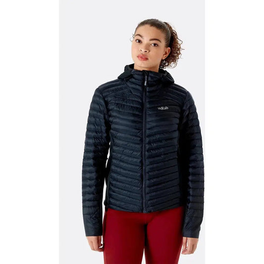 Rab Women's Cirrus Flex 2.0 Insulated Hooded Jacket-Women's - Clothing - Jackets & Vests-Rab-Black-10-Appalachian Outfitters