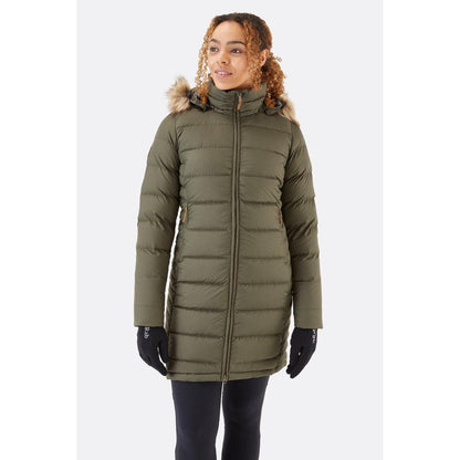 Women's Deep Cover Parka-Women's - Clothing - Jackets & Vests-Rab-Army-10-Appalachian Outfitters