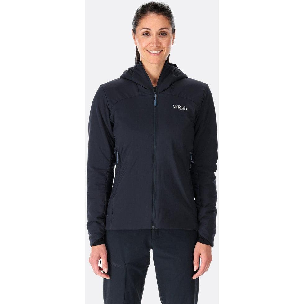 Women's Xenair Alpine Light Jacket-Women's - Clothing - Jackets & Vests-Rab-Ebony-10-Appalachian Outfitters