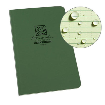 Soft Cover Book-Camping - Accessories - Books-Notebooks-Rite in the Rain-Green-4.625" x 7.25"-Appalachian Outfitters