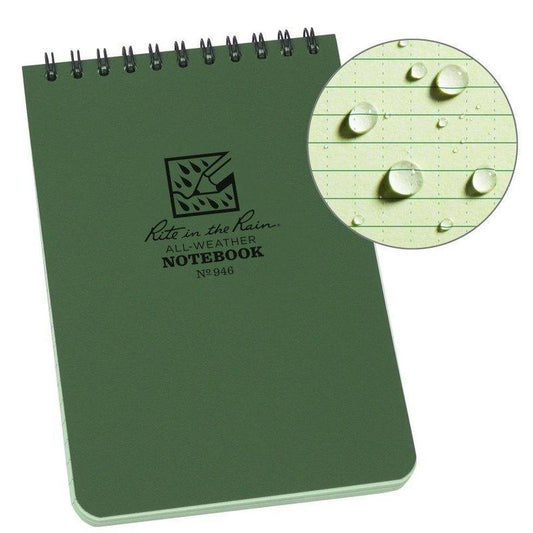 Rite in the Rain-Top Spiral Notebook 4" x 6"-Appalachian Outfitters