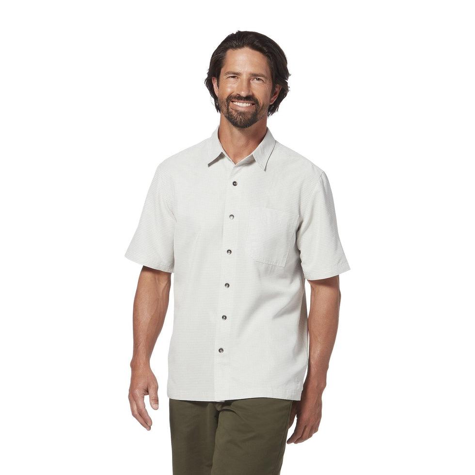 Desert Pucker Dry Short Sleeve-Men's - Clothing - Tops-Royal Robbins-Sand Dollar-M-Appalachian Outfitters