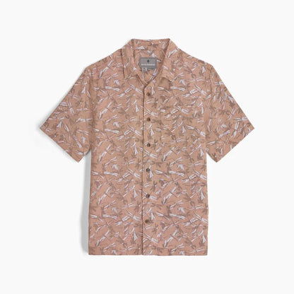 Royal Robbins Men's Camino Pucker Short Sleeve-Men's - Clothing - Tops-Royal Robbins-Pecan Dragonfly Pt-M-Appalachian Outfitters