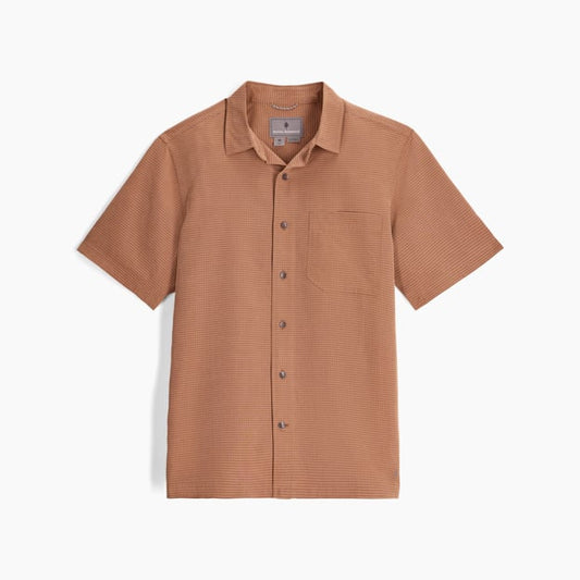 Royal Robbins Men's Desert Pucker Dry Short Sleeve-Men's - Clothing - Tops-Royal Robbins-Pecan-M-Appalachian Outfitters