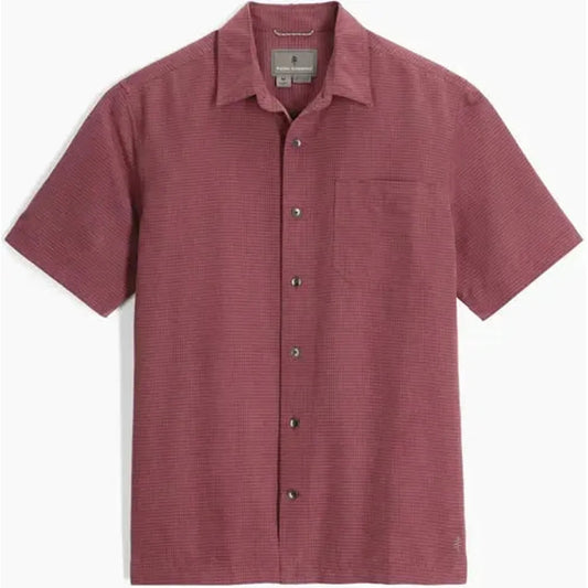 Royal Robbins Men's Desert Pucker Dry Short Sleeve-Men's - Clothing - Tops-Royal Robbins-Wild Rhubard-M-Appalachian Outfitters