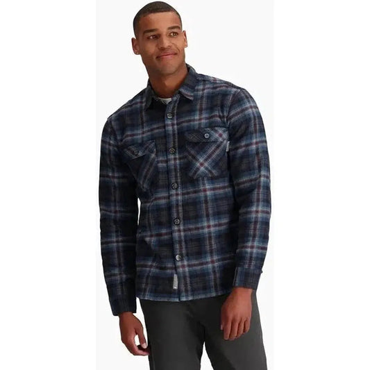 Royal Robbins Men's Snowcap Lined Flannel-Men's - Clothing - Tops-Royal Robbins-Orion Rush Creek Pld-M-Appalachian Outfitters