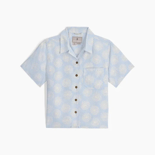 Royal Robbins Women's Camino Pucker Short Sleeve-Women's - Clothing - Tops-Royal Robbins-Skyway Ray Pt-S-Appalachian Outfitters
