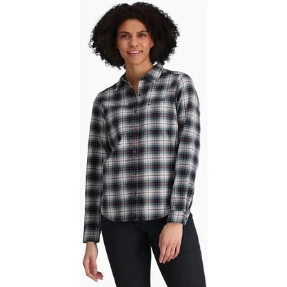 Royal Robbins Women's Lieback Organic Cotton Flannel-Women's - Clothing - Jackets & Vests-Royal Robbins-Sea Pine Wildwood Pld-S-Appalachian Outfitters