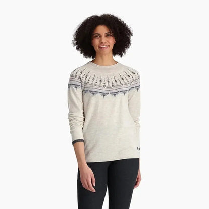 Royal Robbins Women's Westlands Fairisle Crew-Women's - Clothing - Jackets & Vests-Royal Robbins-Sand Dollar Relaxed Muir-S-Appalachian Outfitters
