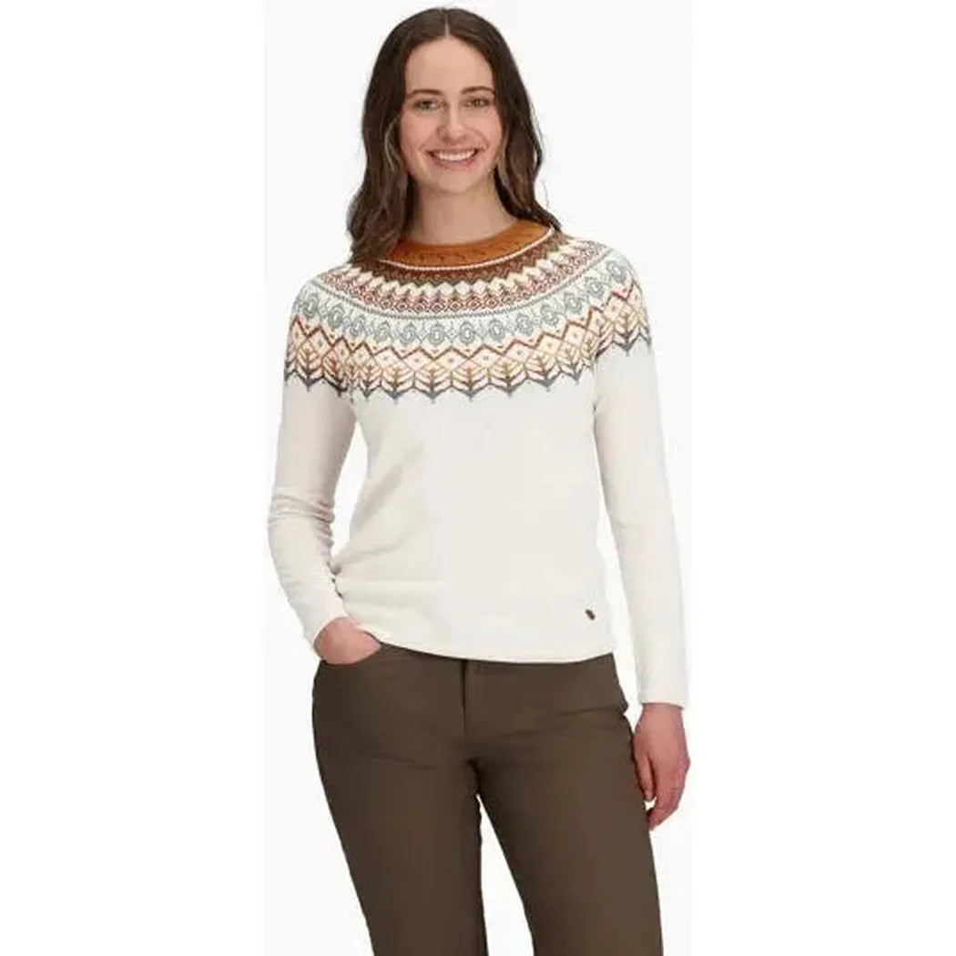Royal Robbins Women's Westlands Fairisle Crew-Women's - Clothing - Tops-Royal Robbins-Appalachian Outfitters