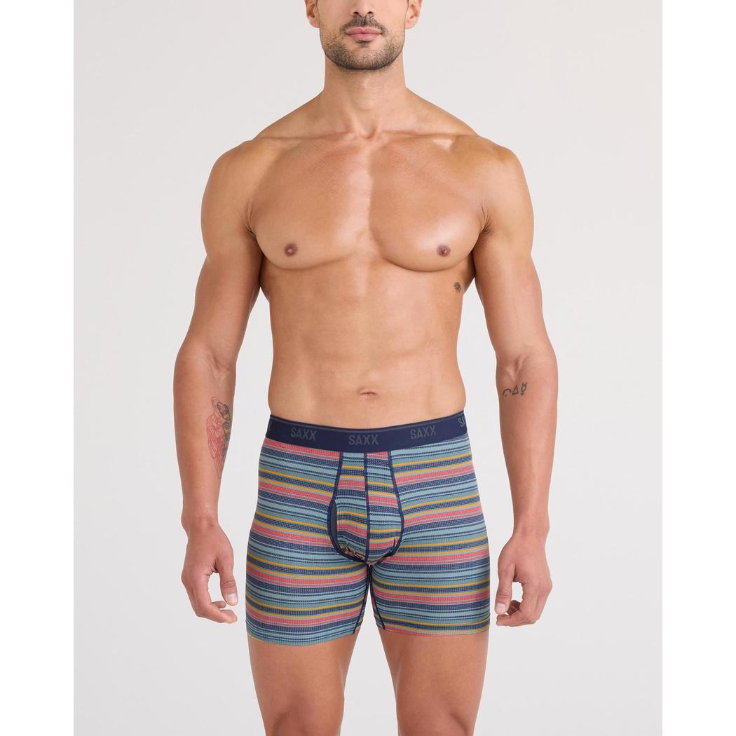 SAXX Quest Quick-Dry Mesh Boxer Brief Fly 2pk - 6"-Men's - Clothing - Underwear-SAXX-Appalachian Outfitters