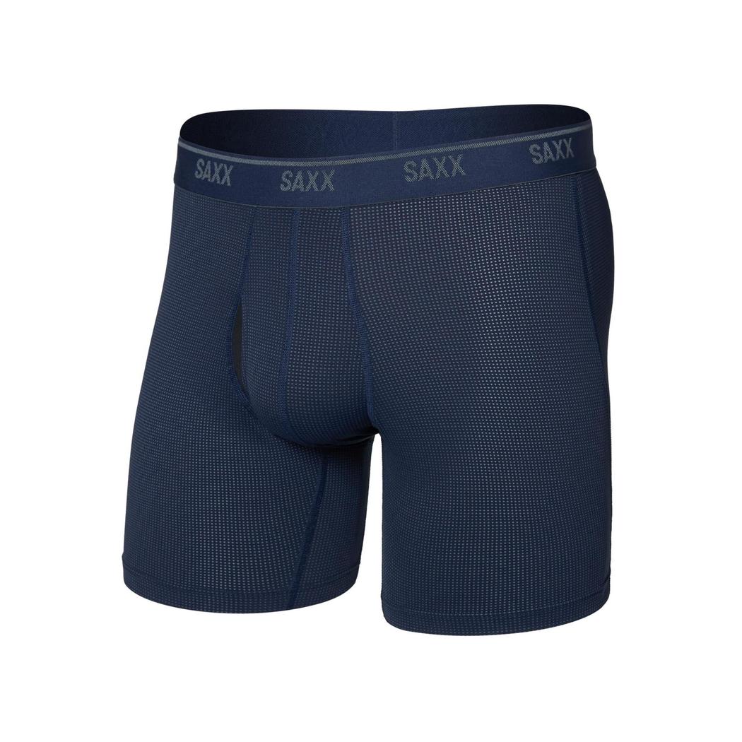 SAXX Quest Quick-Dry Mesh Boxer Brief Fly - 6"-Men's - Clothing - Underwear-SAXX-Maritime-S-Appalachian Outfitters
