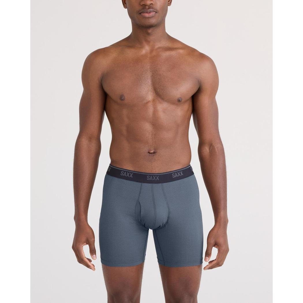 SAXX Quest Quick-Dry Mesh Boxer Brief Fly - 6"-Men's - Clothing - Underwear-SAXX-Appalachian Outfitters