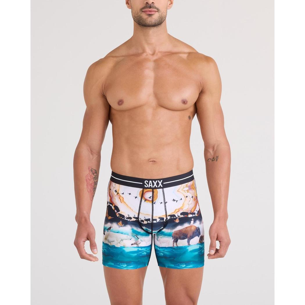 SAXX Volt Breathable Mesh Boxer Brief - 6"-Men's - Clothing - Underwear-SAXX-Appalachian Outfitters