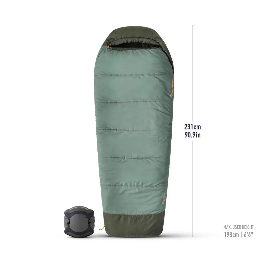 Sea To Summit Boab Synthetic Sleeping Bag 30F|-1C - Long-Camping - Sleeping Bags - Synthetic-Sea To Summit-Appalachian Outfitters