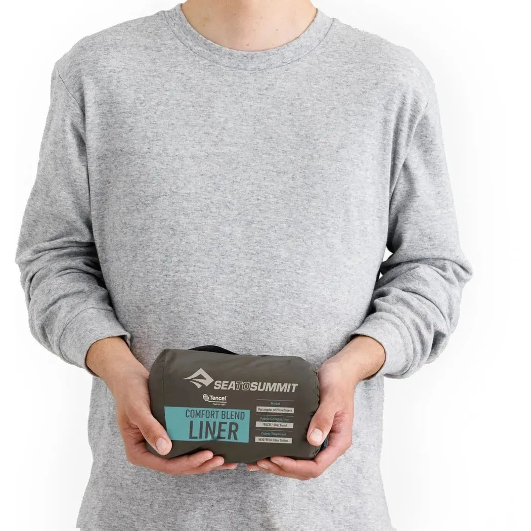 Sea To Summit Comfort Blend Sleeping Bag Liner - Rectangular-Camping - Sleeping Bags - Liners-Sea To Summit-Appalachian Outfitters